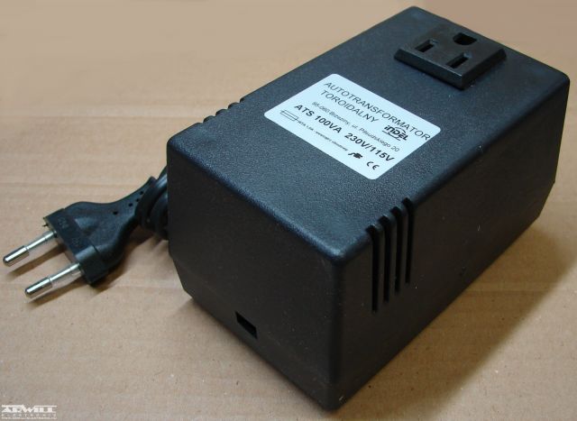 230V/115V, 100VA, adapter