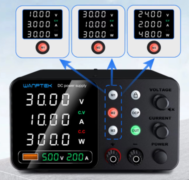 TPS-C605 labor tápegység, 60V, 5A