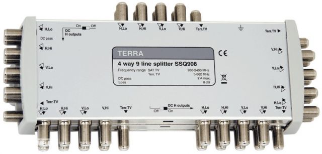 SSQ908, splitter