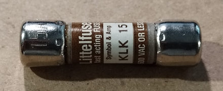 KLK15, 15A biztosíték
