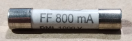 FF 800mA, 1KV, biztosíték