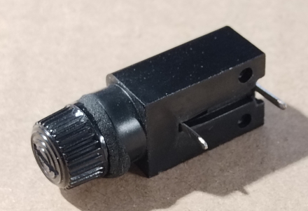 Biztosíték foglalat, 5x20