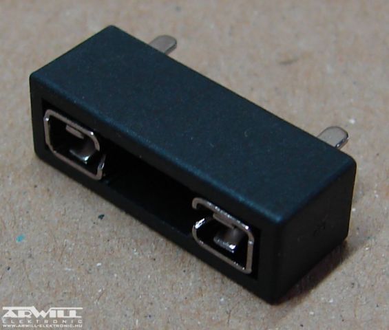 Biztosíték foglalat, késes