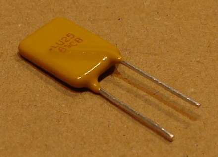 250mA, PTC öngyógyuló biztosíték