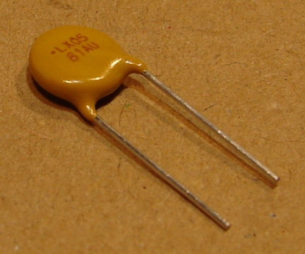 50mA, PTC öngyógyuló biztosíték