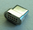Mágneses töltő csatlakozó, USB C