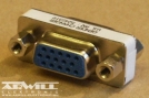 D-sub csatlakozó toldó, 15p.