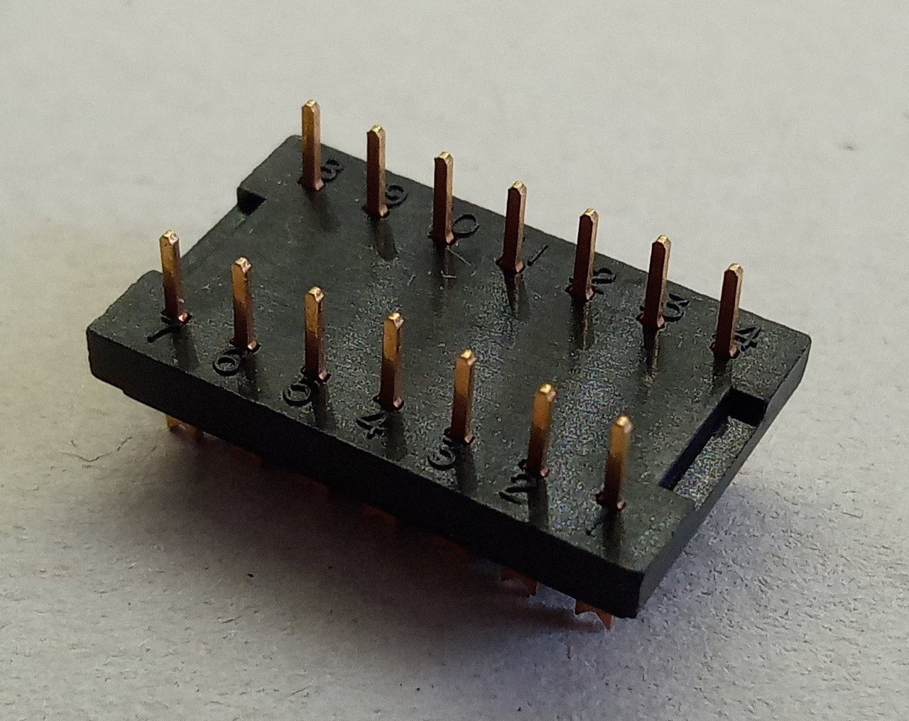 IC foglalat, DIP-14 - Árwill Elektronic