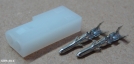 Molex 0,062 lengő apa, 2p.