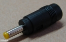 DC tápdugó átalakító, 5,5/2,1 - 4,0/1,7