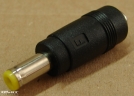 DC tápdugó átalakító, 5,5/2,1 - 5,5/1,7