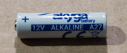 12V, A27, alkáli elem