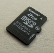 Micro SD kártya, 2GB