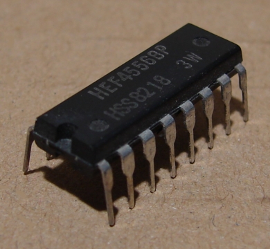 HEF4556(BP) = CD4556, cmos logikai áramkör