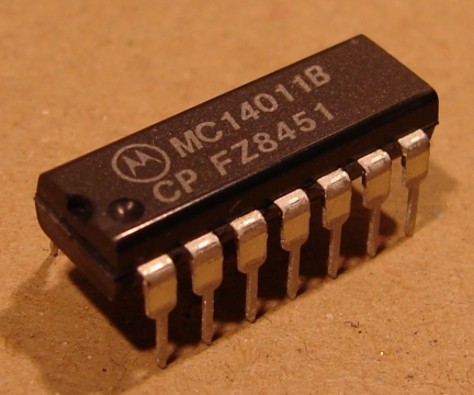 MC14011(B) = CD4011, cmos logikai áramkör
