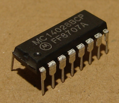 MC14028(BCP) = CD4028, cmos logikai áramkör