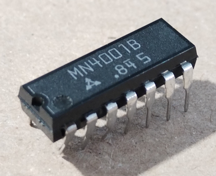 MN4001B, cmos logikai áramkör