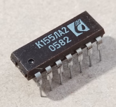 К155ЛА2 = SN7430, integrált áramkör