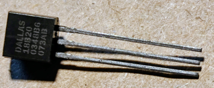 DS18B20, hőmérő áramkör