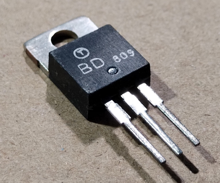BD809, tranzisztor