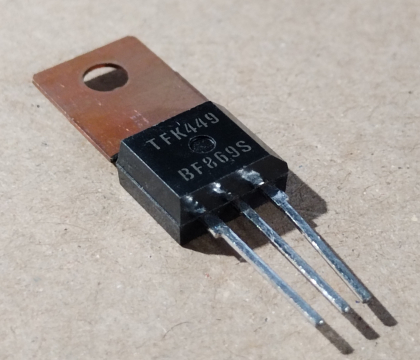 BF869S, tranzisztor