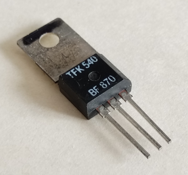 BF870, tranzisztor