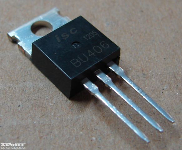 BU406G, tranzisztor