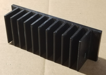 Hűtőborda, 118x38x30