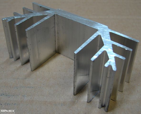 Hűtőborda, 74x30x30