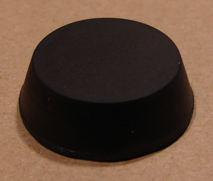 Poliuretán készülékláb, 12,7mm