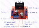 L298N, motor vezérlő modul