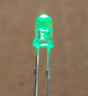 L-3014-PG, 3mm zöld led