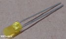 L-424YDT, 3mm sárga led