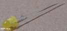 Sárga led, 3mm