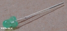 Zöld led, 3mm
