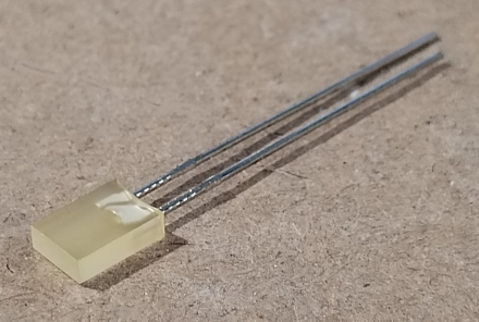 LL254-YD1E, 2x5mm sárga led