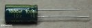 1000uF, 10V, LOW ESR, elektrolit kondenzátor