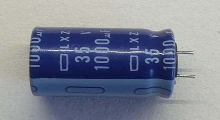 1000uF, 35V, LOW ESR, elektrolit kondenzátor