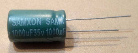 1000uF, 35V, LOW ESR, elektrolit kondenzátor