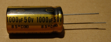1000uF, 50V, AUDIOCAP