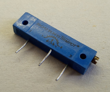 100k, helitrimmer potméter