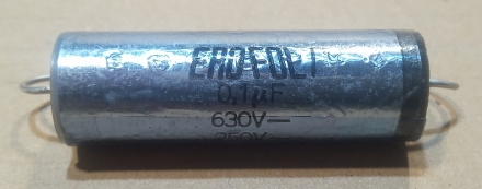 100nF, 630V, kondenzátor