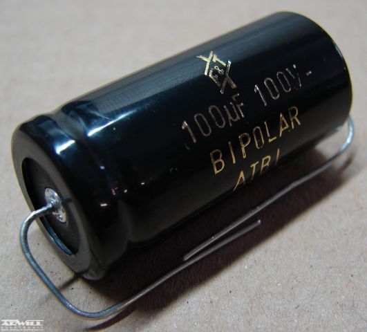 100uF, 100V, kondenzátor