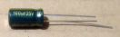 100uF, 35V, LOW ESR, elektrolit kondenzátor