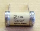 10230pF, 125V DC, kerámia kondenzátor