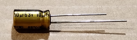 10uF, 63V, AUDIOCAP