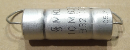 10uF, 63V, kondenzátor
