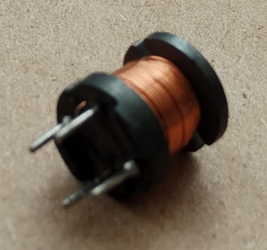 1mH, 0,3A, induktivitás