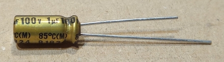 1uF, 100V, AUDIOCAP