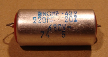 220nF, 630V, kondenzátor